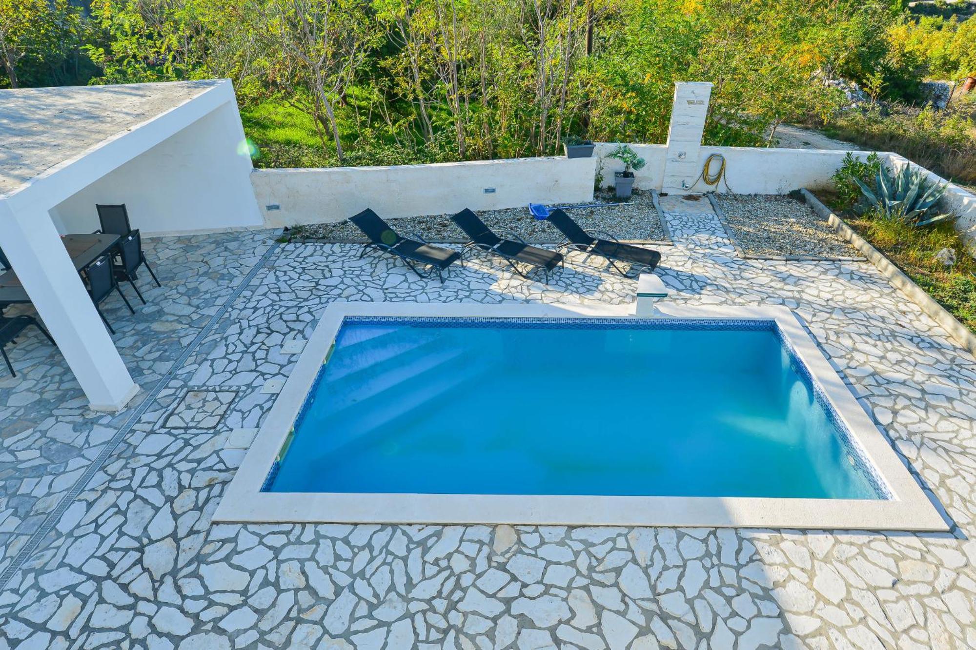 Villa Anna With Pool, Zadar County Vinjerac Exterior foto