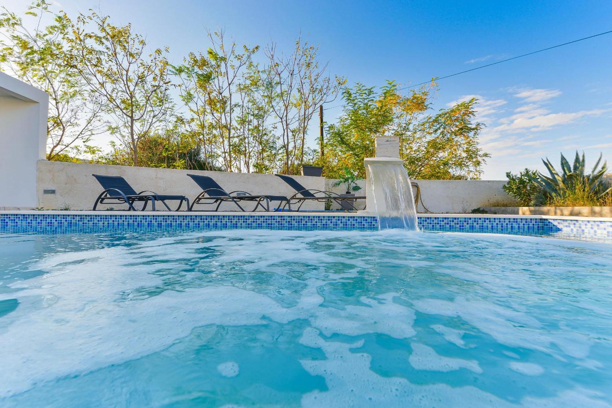 Villa Anna With Pool, Zadar County Vinjerac Exterior foto
