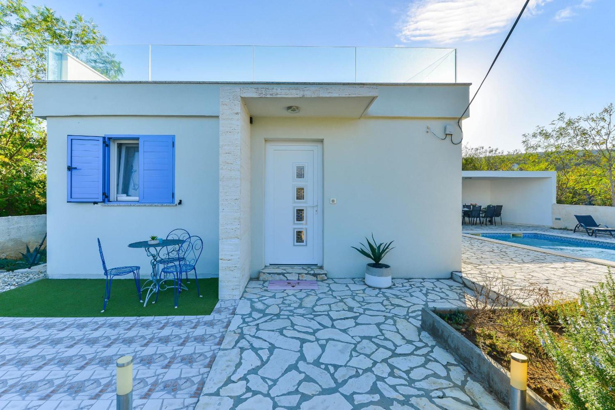 Villa Anna With Pool, Zadar County Vinjerac Exterior foto